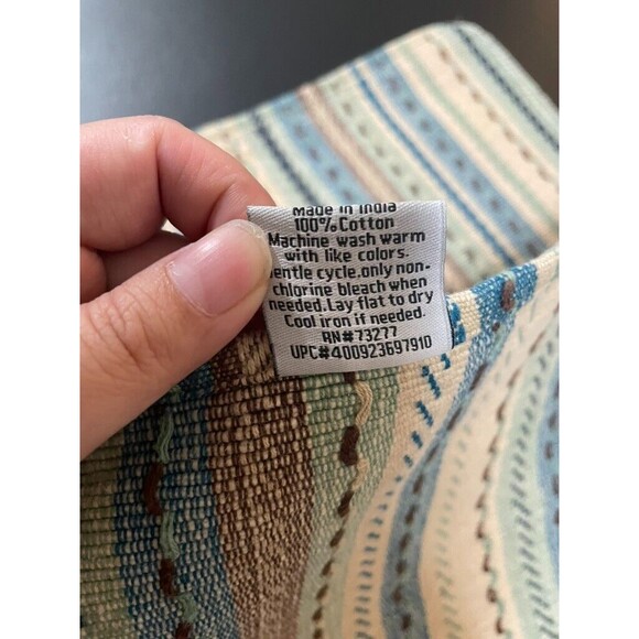 Set Of 4 Bobby Flay Placemats Fiesta Fabric Colorful Woven - Picture 5 of 8